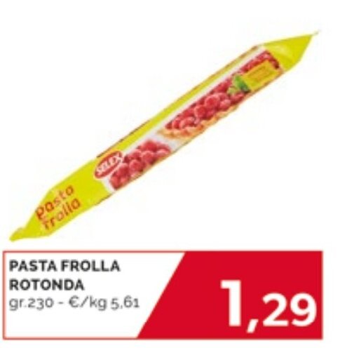 Mercatò Extra PASTA FROLLA ROTONDA gr.230 offerta