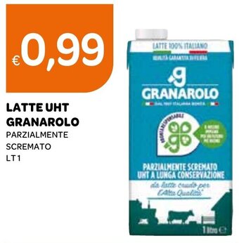 Ekom LATTE UHT GRANAROLO PARZIALMENTE SCREMATO LT1 offerta