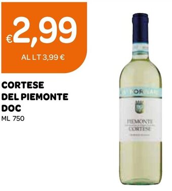 Ekom CORTESE DEL PIEMONTE DOC ML 750 offerta
