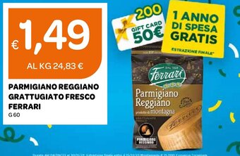 Ekom PARMIGIANO REGGIANO GRATTUGIATO FRESCO FERRARI G 60 offerta
