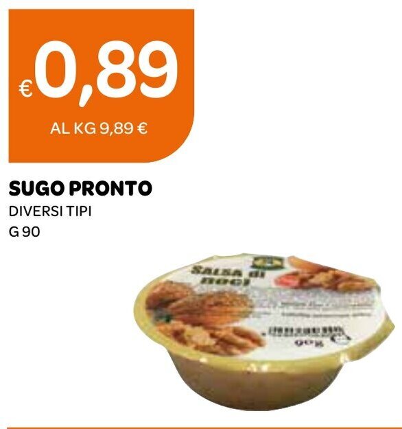Ekom SUGO PRONTO DIVERSI TIPI G 90 offerta