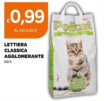 Ekom LETTIERA CLASSICA AGGLOMERANTE KG 5 offerta
