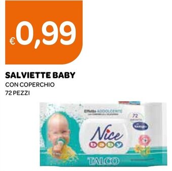 Ekom SALVIETTE BABY CON COPERCHIO 72 PEZZI offerta
