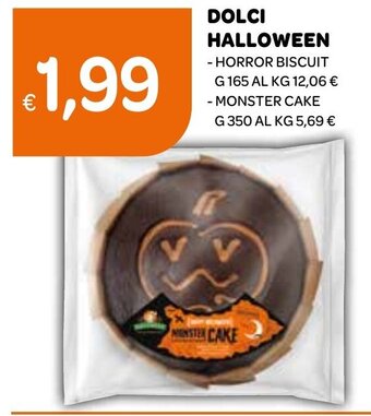 Ekom DOLCI HALLOWEEN HORROR BISCUIT G 165 offerta