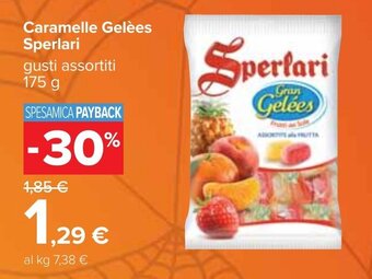 Carrefour Caramelle Gelèes Sperlari gusti assortiti 175 g offerta