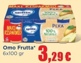Mellin Omo Frutta 6x100 gr