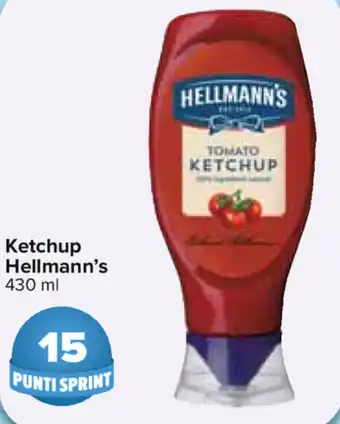 Carrefour Hellmann's Ketchup 430ml offerta