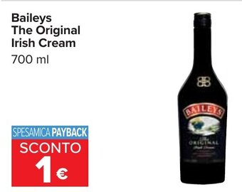 Carrefour Baileys The Original Irish Cream 700 ml offerta