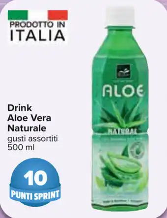 Carrefour Drink Aloe Vera Naturale 500ml offerta