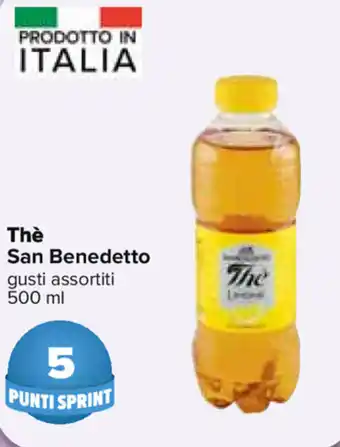 Carrefour San Benedetto Thè 500ml offerta