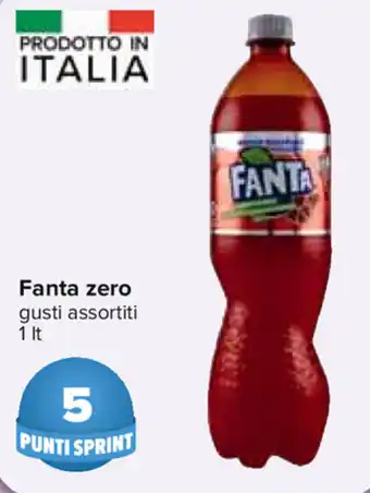 Carrefour Fanta Zero 1lt offerta
