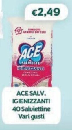 Ideal Bimbo ACE SALV. IGIENIZZANTI 40 Salviettine Vari gusti offerta