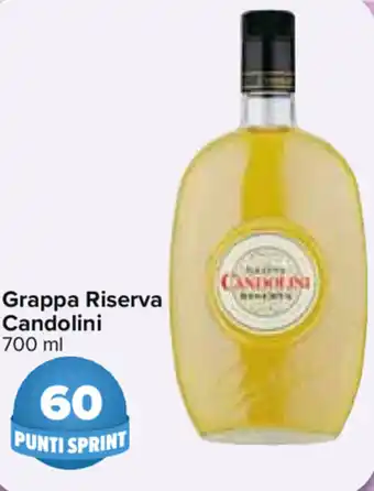Carrefour Candolini Grappa Riserva 700ml offerta
