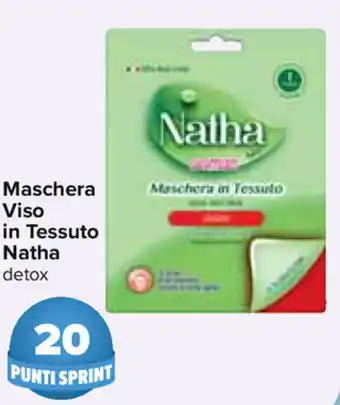 Carrefour Natha Maschera Viso in Tessuto offerta