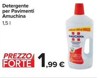 Carrefour Detergente per Pavimenti Amuchina 1,5 l offerta