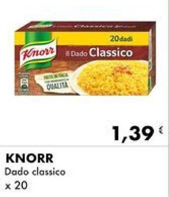 Iper Tosano KNORR Dado classico x 20 offerta