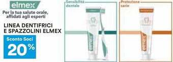 Coop LINEA DENTIFRICI E SPAZZOLINI ELMEX offerta