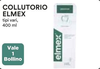 Coop COLLUTORIO ELMEX tipi vari, 400 ml offerta