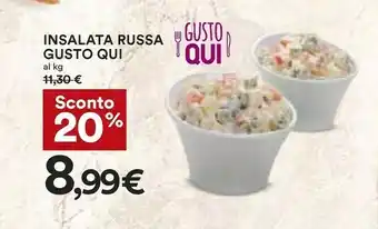 Coop Gusto Qui Insalata Russa offerta