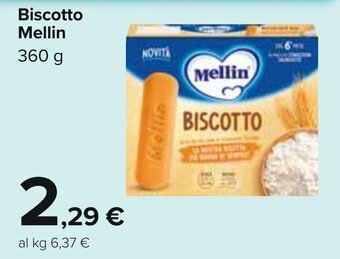 Carrefour Biscotto Mellin 360 g offerta