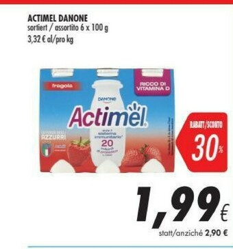 Coop Danone Actimel+ offerta