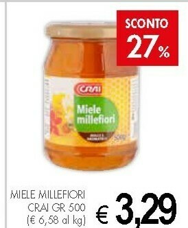 Crai Miele Api offerta
