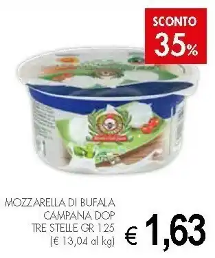 Crai Tre stelle Mozzarella di bufala offerta