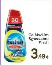 Carrefour Finish Gel Max Lim Sgrassatore offerta