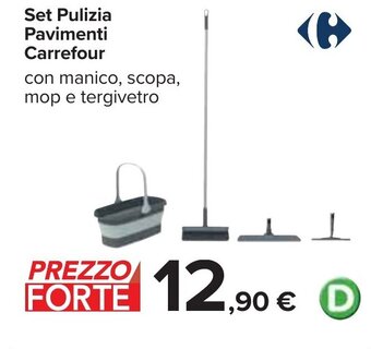 Carrefour Set Pulizia Pavimenti Carrefour offerta