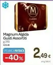 Carrefour Algida Magnum Classic 316 G(ml) offerta