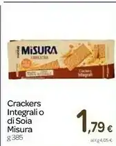 Misura Crackers Integrali O Di Soia
