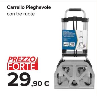 Carrefour Carrello Pieghevole con tre ruote offerta