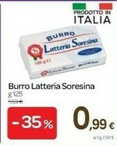 Latteria Soresina Burro 125 G(ml)