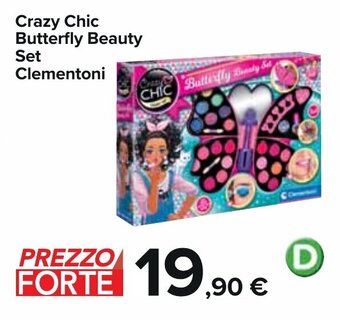 Carrefour Crazy Chic Butterfly Beauty Set Clementoni offerta