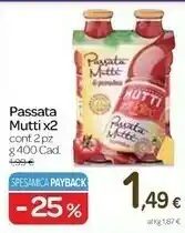 Carrefour Express Mutti Passata Di Pomodoro 400 G(ml) offerta