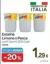 Carrefour Express Estathé Limone offerta