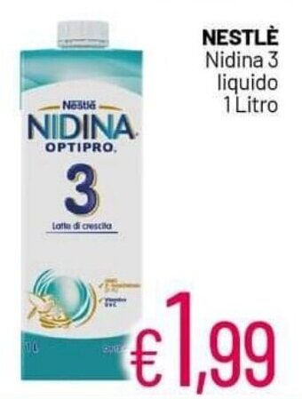 Franzy's NESTLÈ Nidina 3 liquido 1 Litro offerta