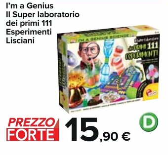 Carrefour I'm a Genius Il Super laboratorio dei primi 111 Esperimenti Lisciani offerta