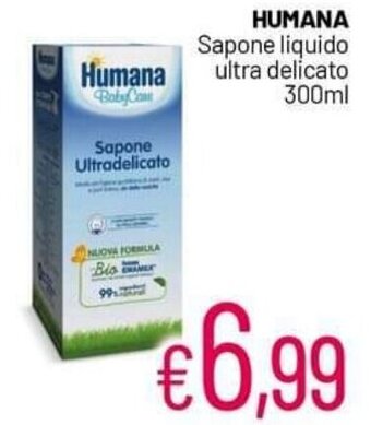 Franzy's HUMANA Sapone liquido ultra delicato 300ml offerta