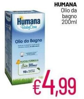 Franzy's HUMANA Olio da bagno 200ml offerta