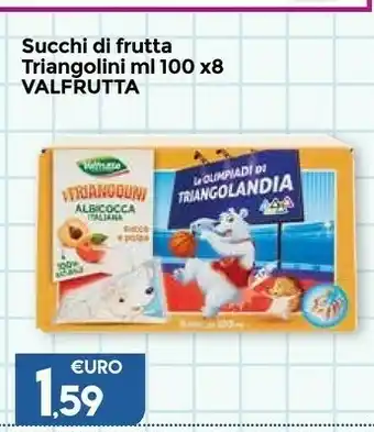 Valfrutta Succo E Polpa Di Pesca I Triangolini