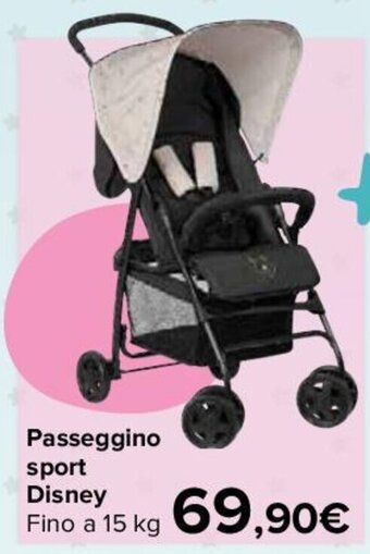 Carrefour Passeggino sport Disney offerta