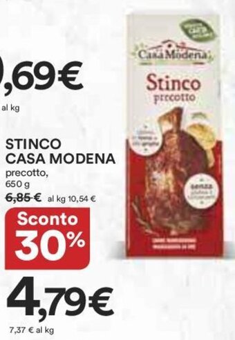 Ipercoop STINCO CASA MODENA precotto, 650 g offerta