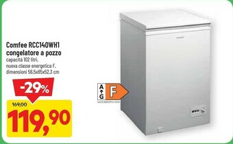 DPiù Comfeè RCC140WH1 Congelatore A Pozzo offerta