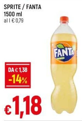 Famila SPRITE / FANTA 1500 ml offerta