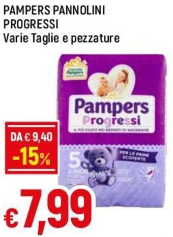 Famila PAMPERS PANNOLINI PROGRESSI Varie Taglie e pezzature offerta