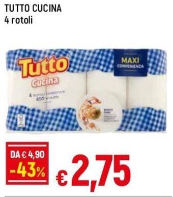 Famila TUTTO CUCINA 4 rotoli offerta