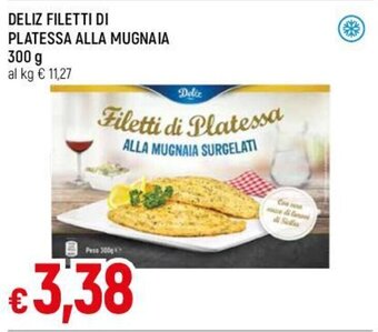 DELIZ FILETTI DI PLATESSA ALLA MUGNAIA 300 g