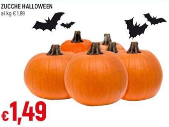 Famila ZUCCHE HALLOWEEN al kg offerta