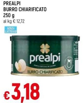Famila PREALPI BURRO CHIARIFICATO 250g offerta